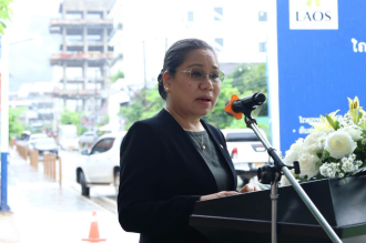 Vang Vieng Urban Road Improvement Project Handed over